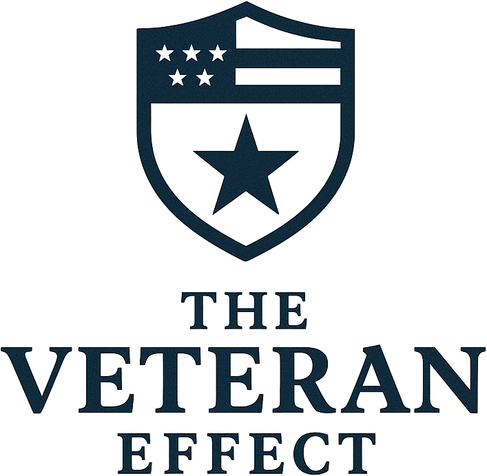 The Veteran Effect logo, shield emblem